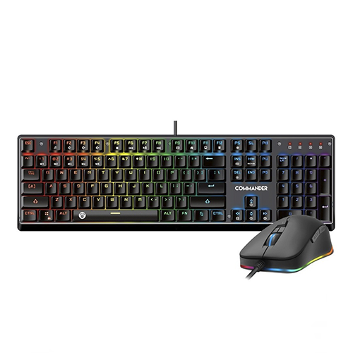 Combo Kit Gamer Mecanico Fantech Teclado + Mouse Mvp862 Commander