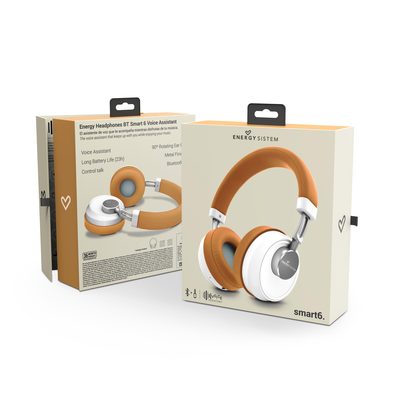 Audifonos Energy Headphones Smart 6 Bluetooth Blanco – imagen 3