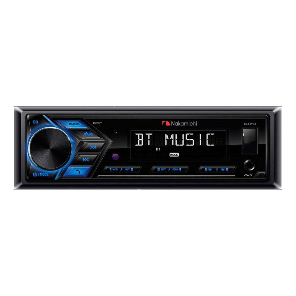 Radio De Auto Nakamichi NQ711B Con Usb Bluetooth Negro