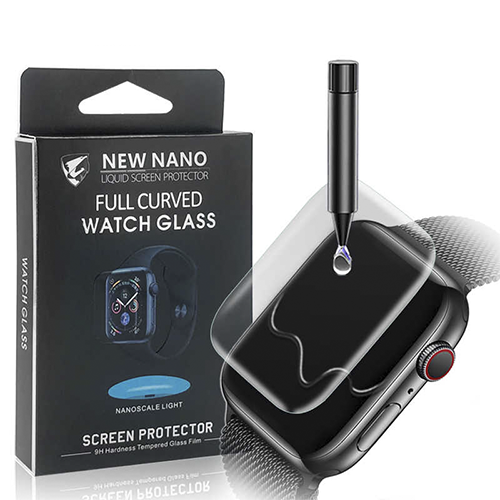Apple Watch 44mm Vidrio Templado Full Glue Nano Optics