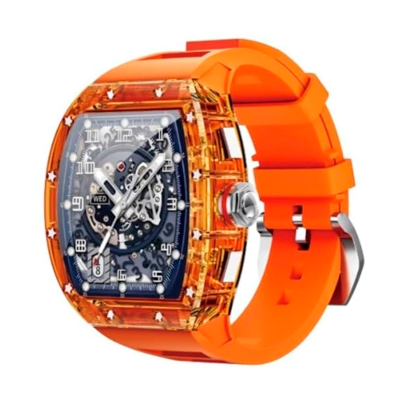 Smartwatch Reloj Inteligente Bluetooth Lenyes Lw331 Naranjo