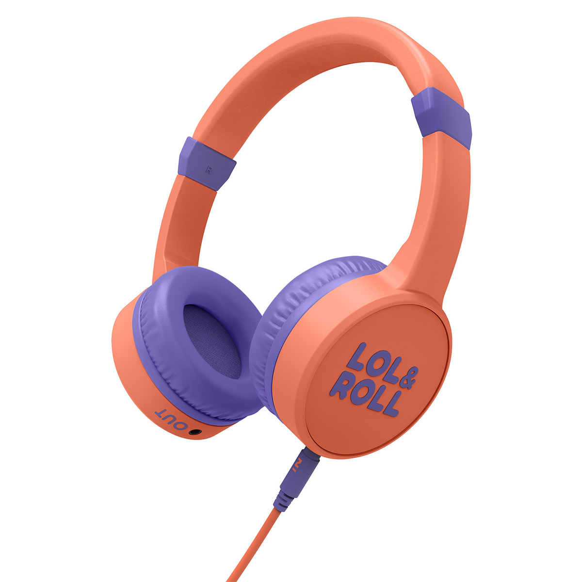 Audifono De Niño Energy Sistem Lol&Roll Pop Naranjo