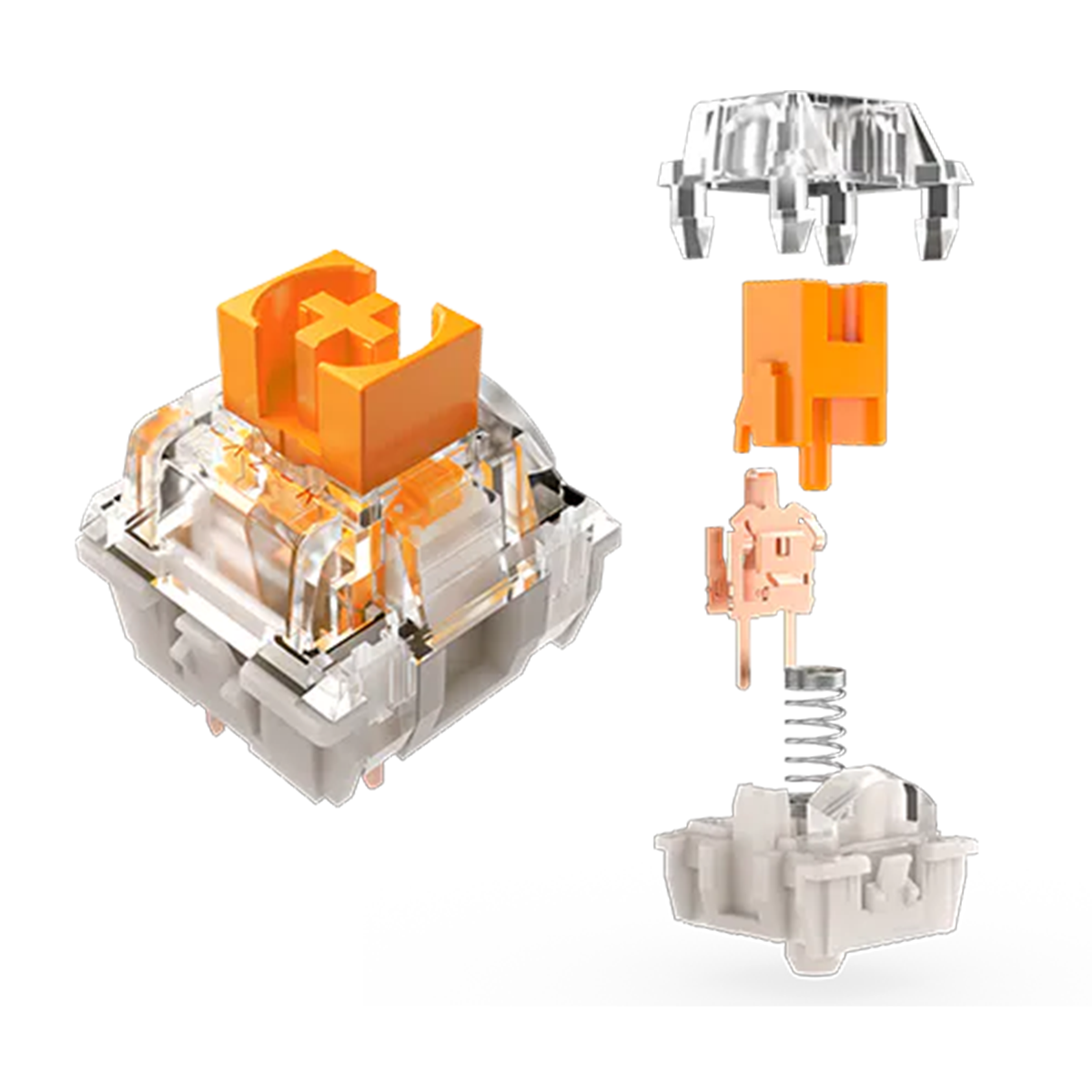 Kit De 36 Switch Razer Orange Clicky 3era Generacion 3 Pines