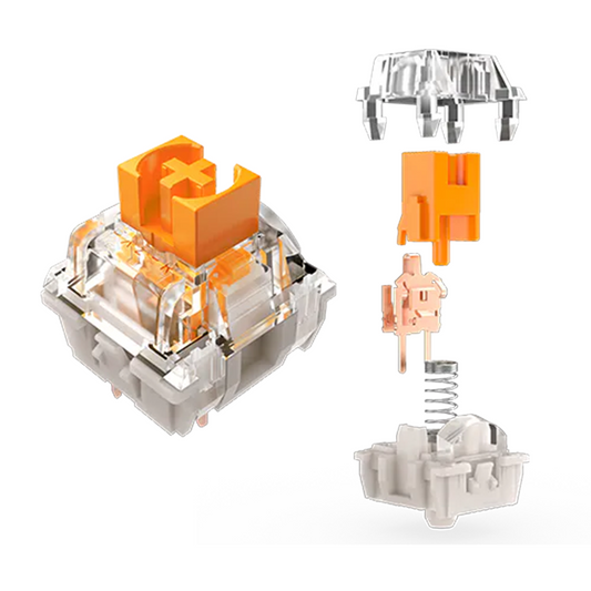 Kit De 36 Switch Razer Orange Clicky 3era Generacion 3 Pines