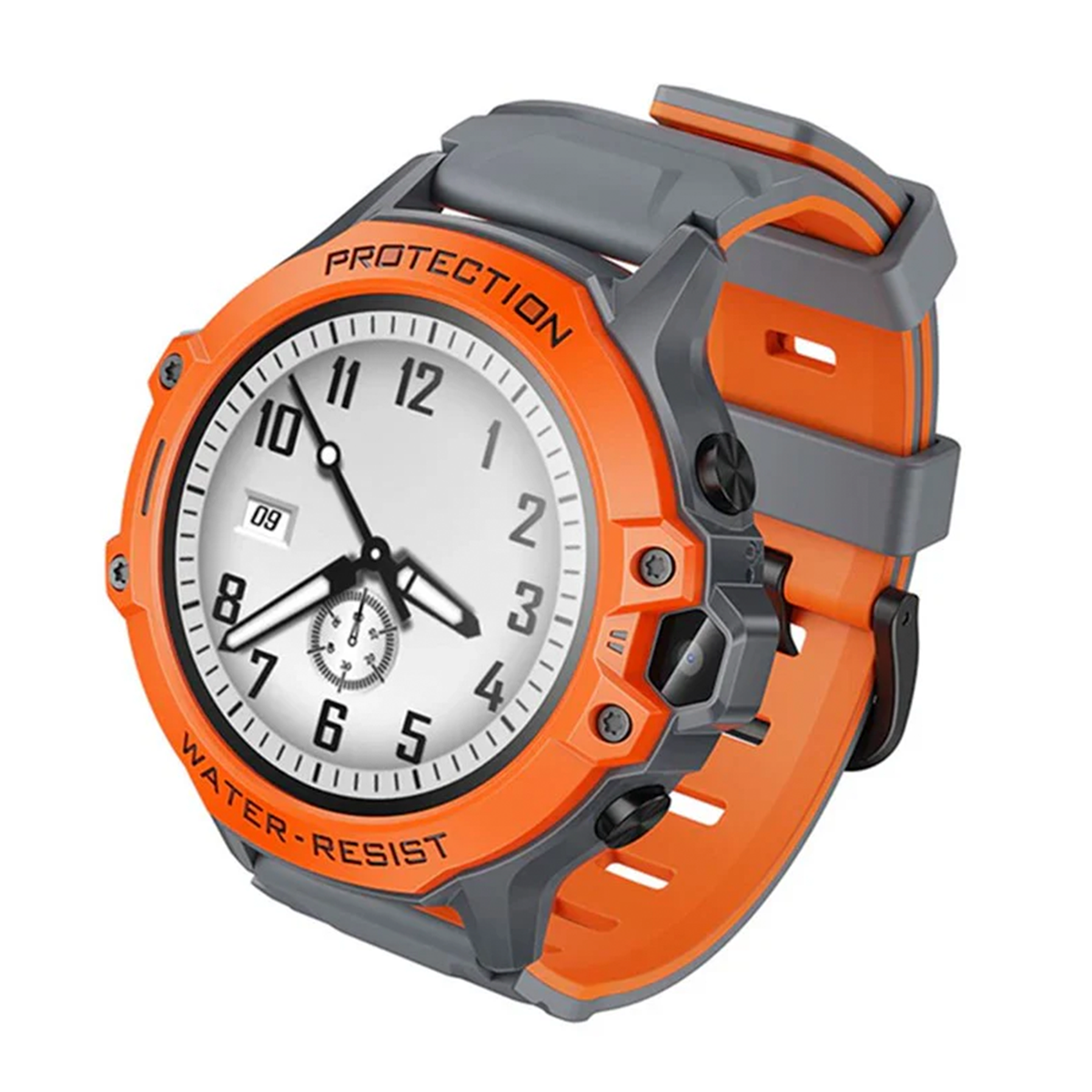 Reloj Smartwatch Para Niños Camara Sos Gps Hoco Y107 4g Naranjo