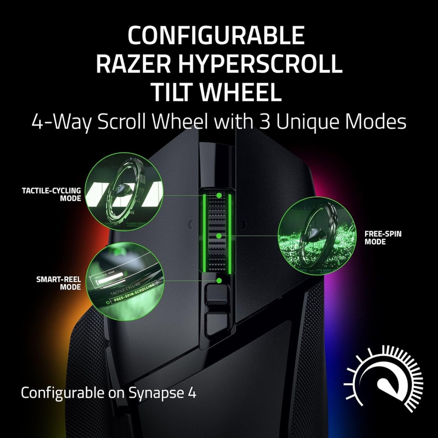 Mouse Gamer Razer Inalambrico Basilisk V3 Pro 35k Negro – imagen 3