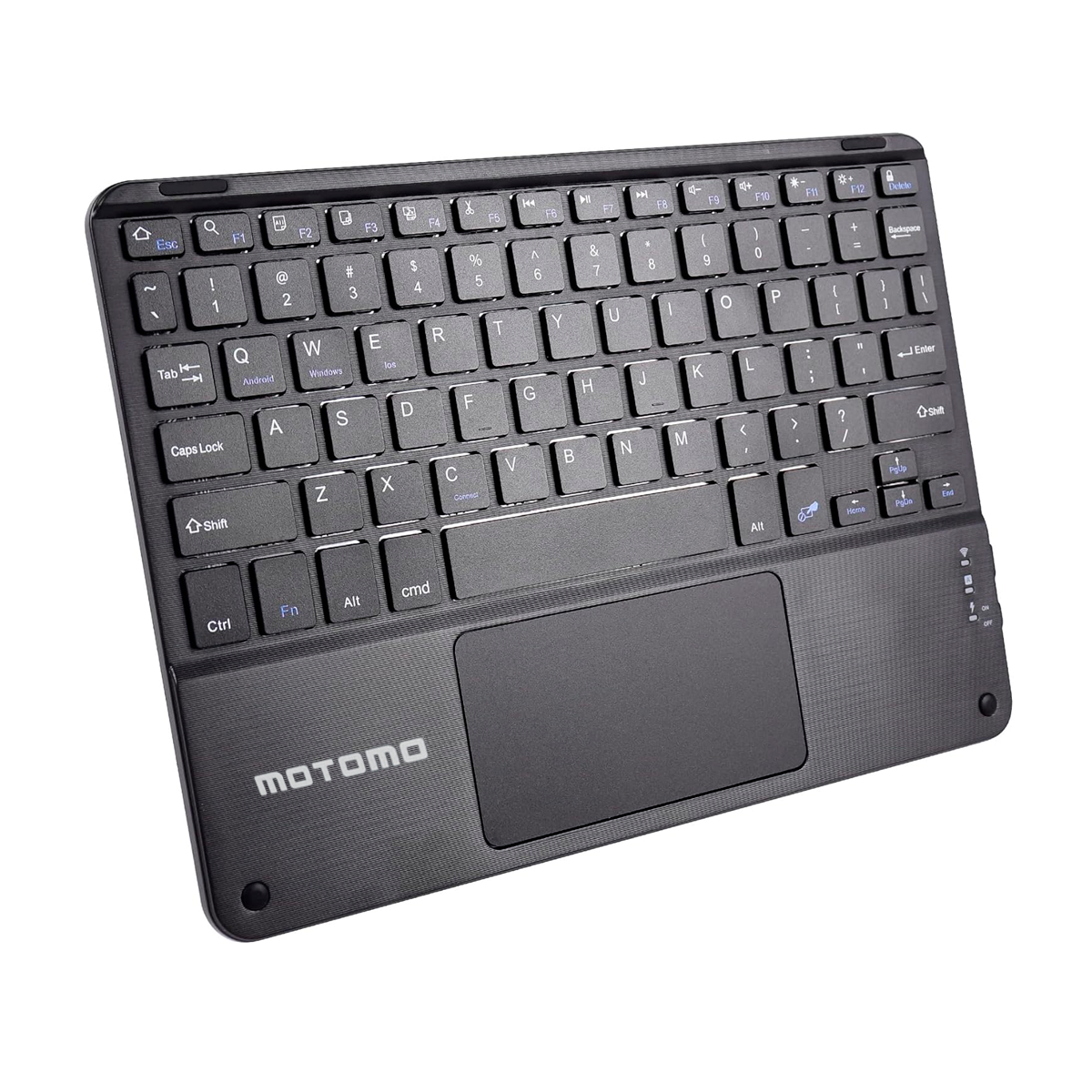Teclado Inalámbrico Bluetooth Motomo Bd-136a Slim Negro
