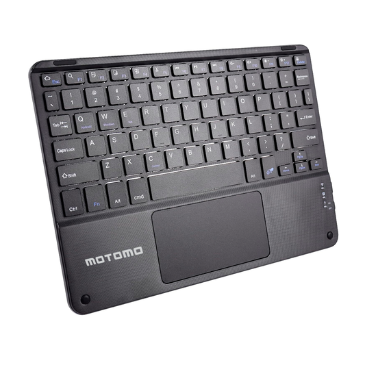 Teclado Inalámbrico Bluetooth Motomo Bd-136a Slim Negro