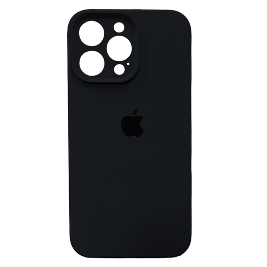 Carcasa Silicona Antideslizante Con Logo Iphone 14 Pro Max Colores