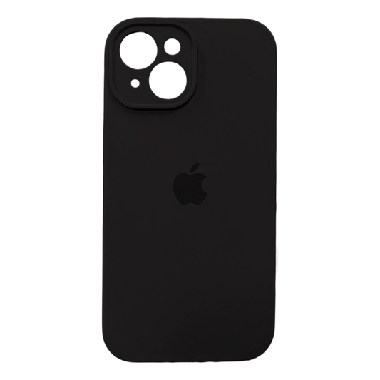 Carcasa Silicona Antideslizante Con Logo Iphone 15 Colores