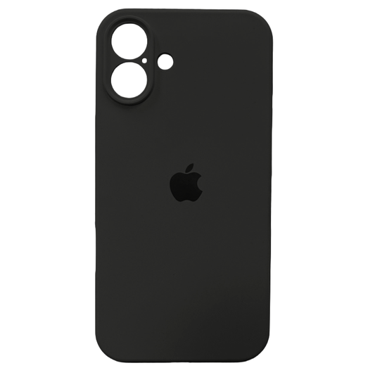 Carcasa Silicona Antideslizante Con Logo Iphone 16 Plus Colores