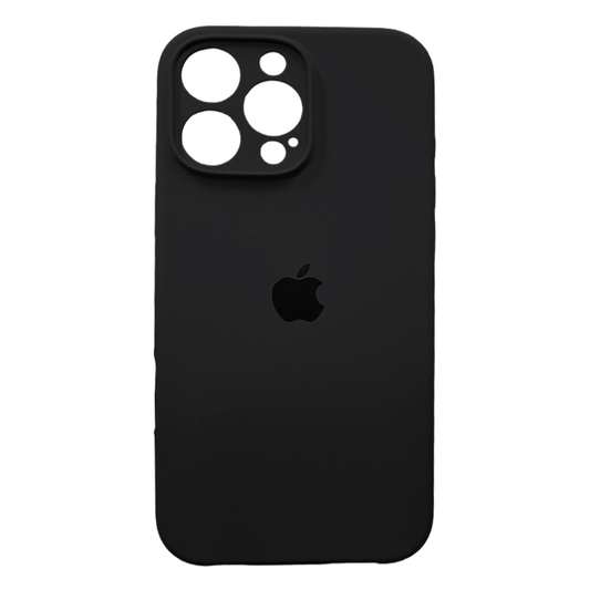 Carcasa Silicona Antideslizante Con Logo Iphone 16 Pro Max Colores