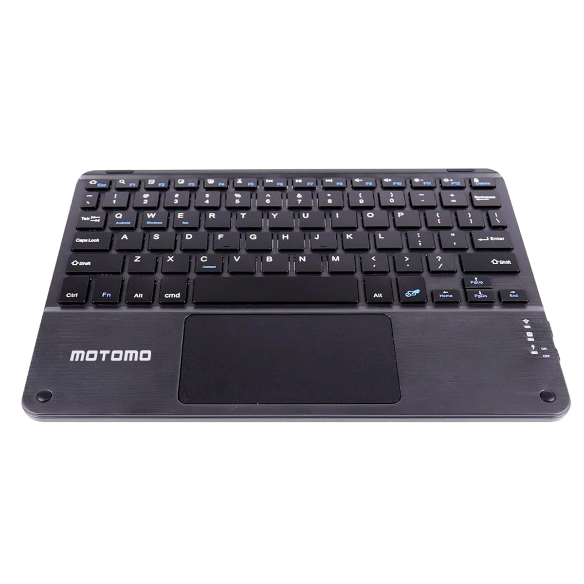 Teclado Inalámbrico Bluetooth Motomo Bd-136a Slim Negro – imagen 2