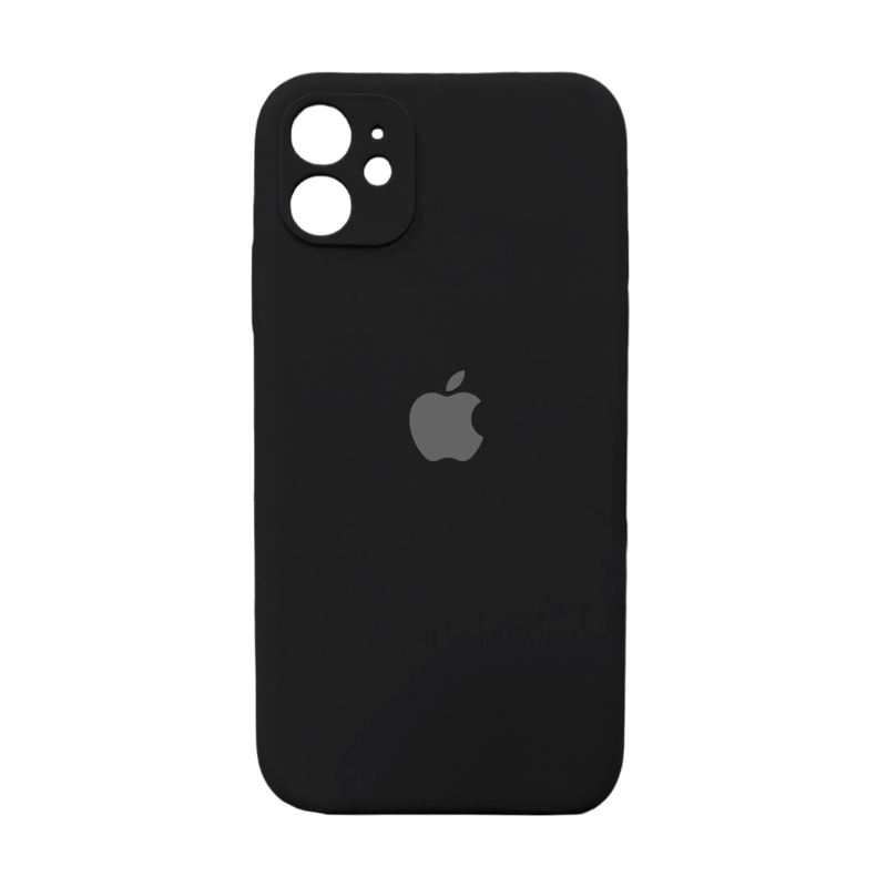 Carcasa Silicona Antideslizante Con Logo Iphone 11 Colores