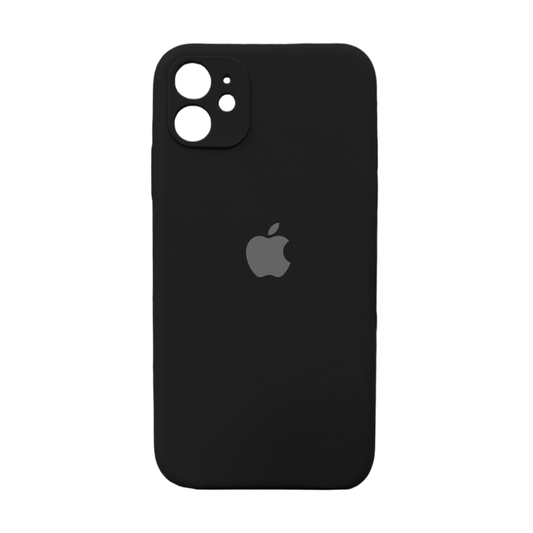 Carcasa Silicona Antideslizante Con Logo Iphone 11 Colores