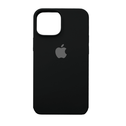 Carcasa Silicona Antideslizante Con Logo Iphone 12 Mini Colores