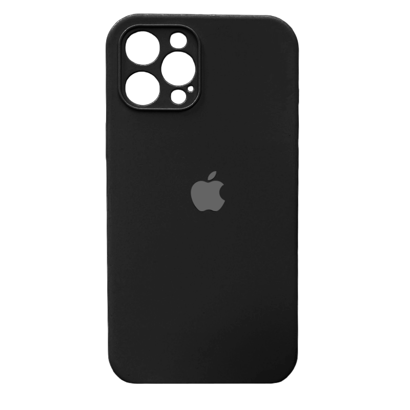 Carcasa Silicona Antideslizante Con Logo Iphone 12 Pro Max Colores