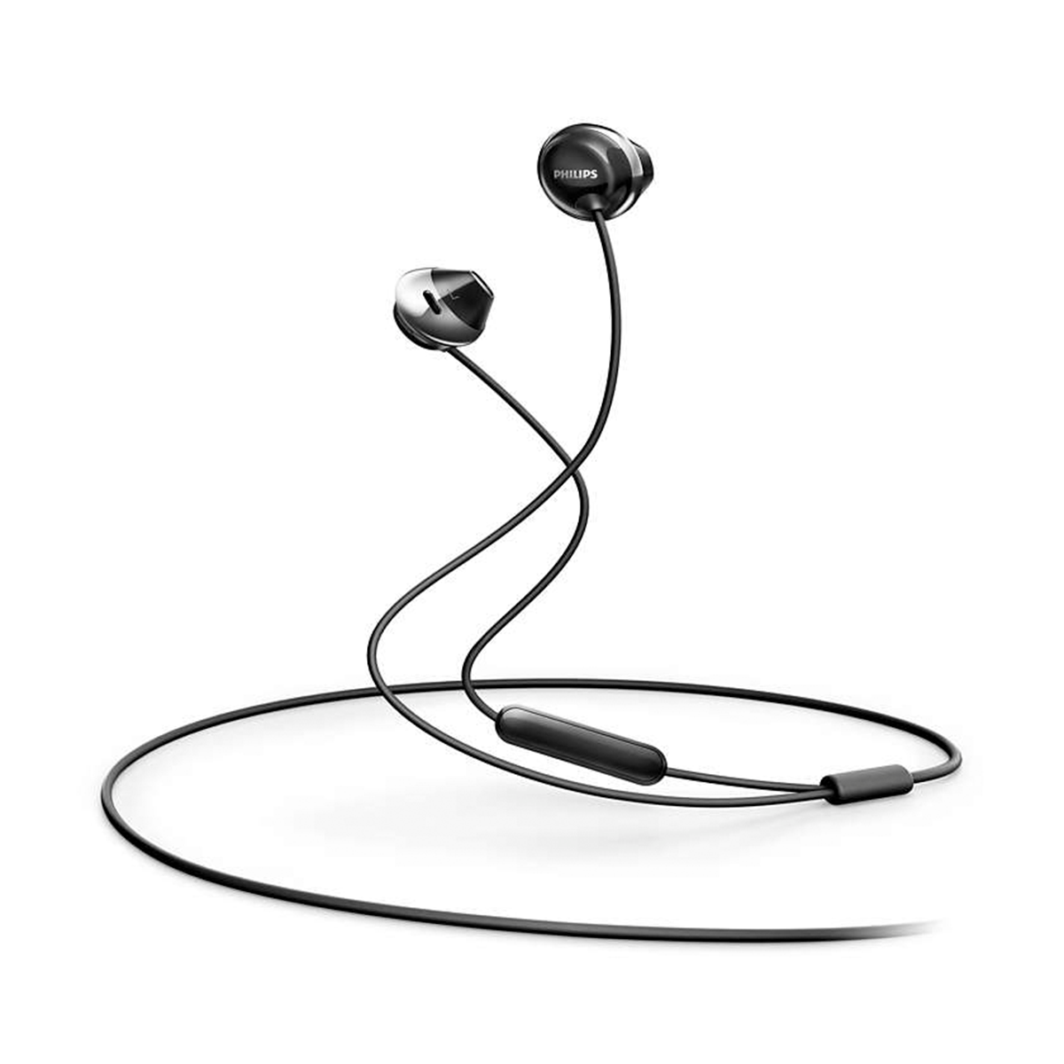 Audífonos Philips SHE4205 Con Microfono Negro