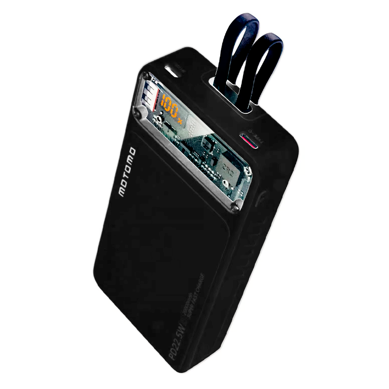 Bateria Portatil Powerbank Motomo Mo-036 20.000 Mah Negro