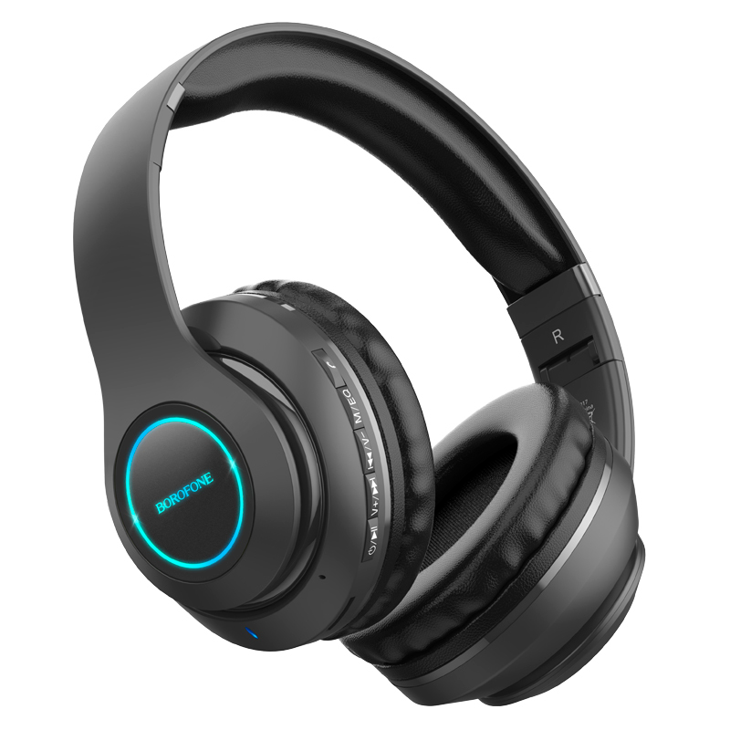 Audífonos Headset Bluetooth Borofone Bo17 Negro