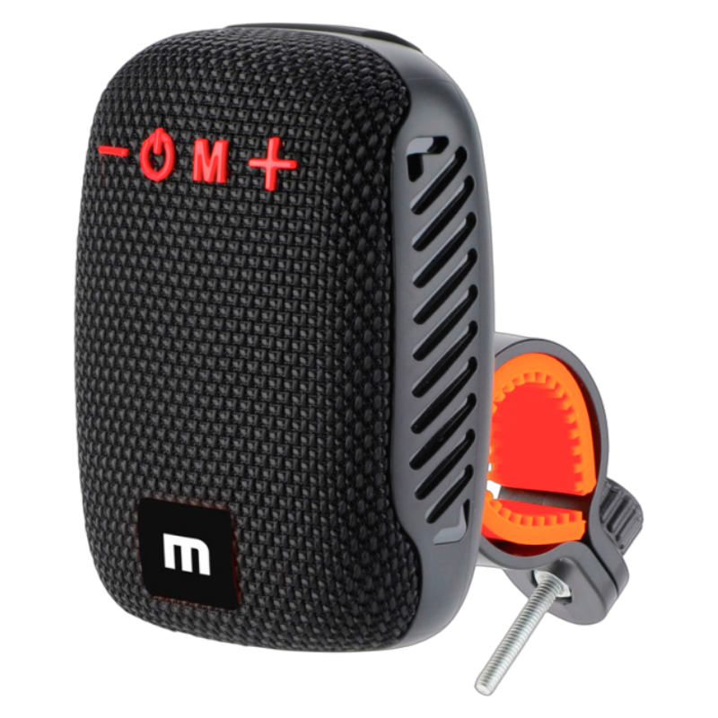 Parlante Bluetooth Para Bicicletas Motomo Mobi Negro