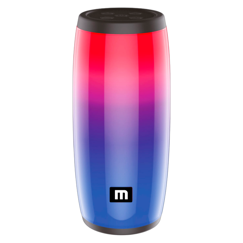 Parlante Bluetooth Motomo Party Led Negro