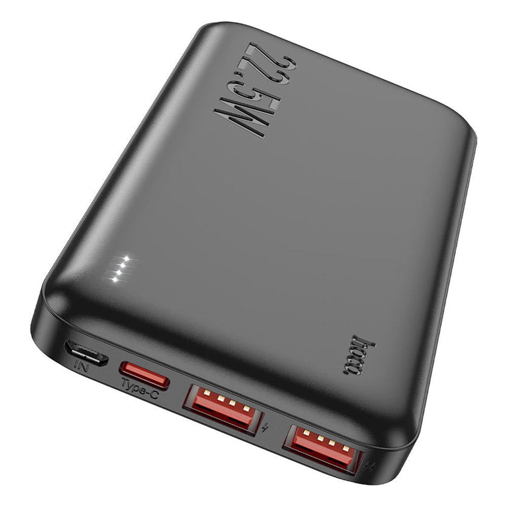 Powerbank Carga Rapida Hoco J101 22.5w 10000 Mah Negro