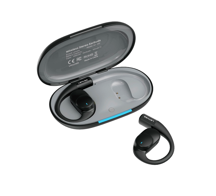 Audífonos In Ear Bluetooth Lenyes Air 202 Negro – imagen 2