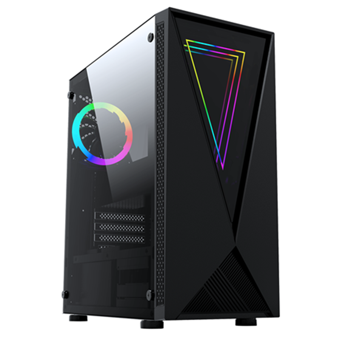 Gabinete Gamer Raidmax P805 Argb Mid Tower Negro