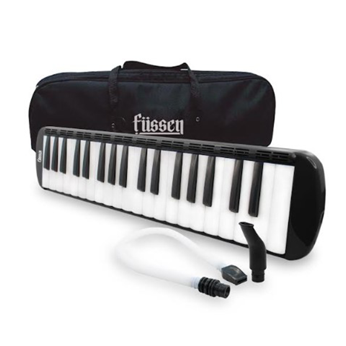 Melódica 37 Notas Fussen + Estuche + Boquilla Mod 8765 Negro