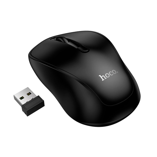 Mouse Inalámbrico Hoco Gm41 Dual Mode Exciting 1600 Dpi Negro
