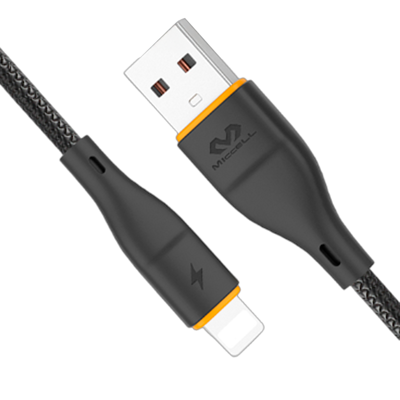 Cable Usb a Lightning Miccell Vq-d06 Negro – imagen 3