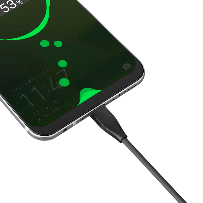 Cable Usb a Micro Usb Miccell Vq-d03 Negro – imagen 2
