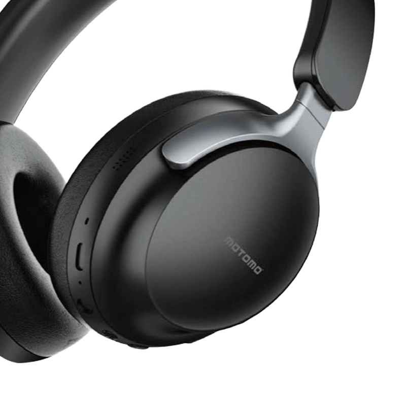 Audífonos Headset Bluetooth Motomo Mo-Lo55 Anc Cancelacion Negro – imagen 2