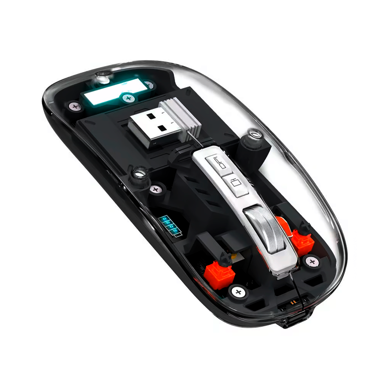 Mouse Inalambrico Motomo Mo-0225 1600 Dpi Negro – imagen 2