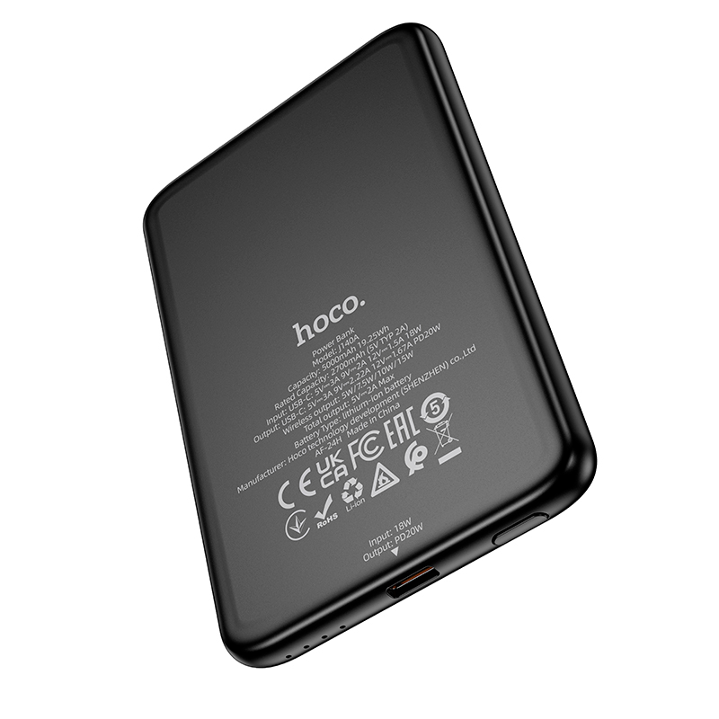 Bateria Portatil Powerbank Hoco J140a 5.000 Mah Negro – imagen 2