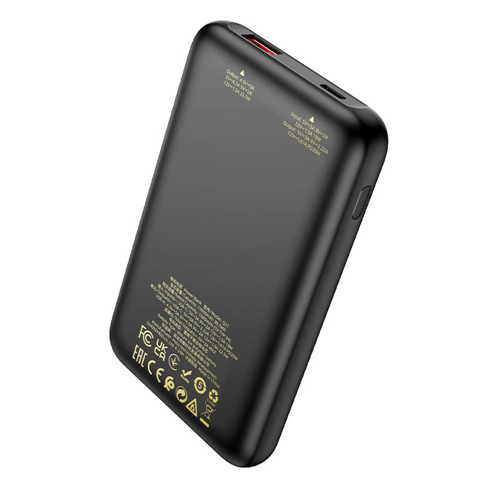 Powerbank Carga Rapida Hoco Q21 10000 Mah 22.5w Negro – imagen 2