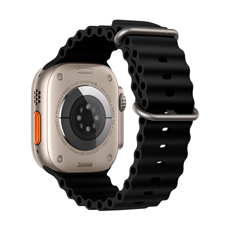 Correa Silicona Para Apple Watch Hoco Wa12 41 49mm Negro – imagen 2