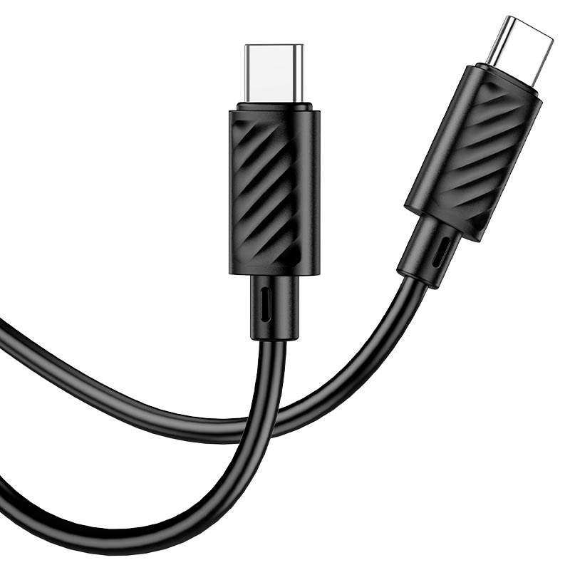 Cable Tipo C a Tipo C Hoco X88 Gratified 60w Negro – imagen 2