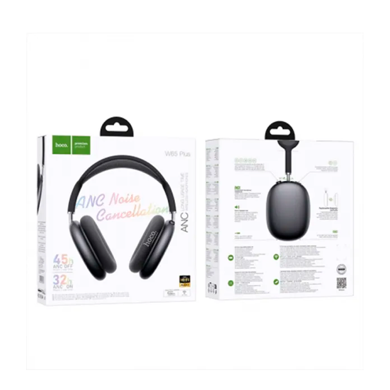 Audífonos Headset Bluetooth Hoco W65 Anc Plus Negro – imagen 2