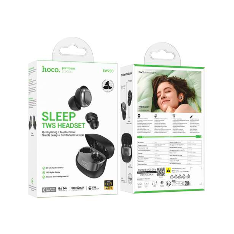 Audífonos In Ear Bluetooth Hoco Ew200 Negro (copia) – imagen 3