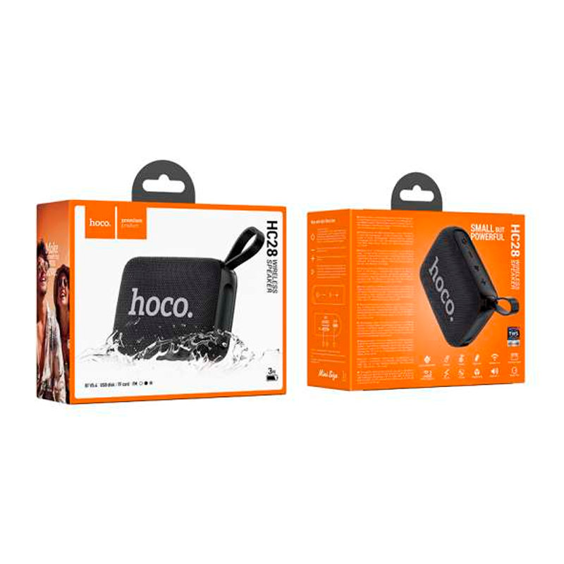 Parlantes Bluetooth Hoco Hc28 Fm Usb Aux Tf Negro – imagen 3