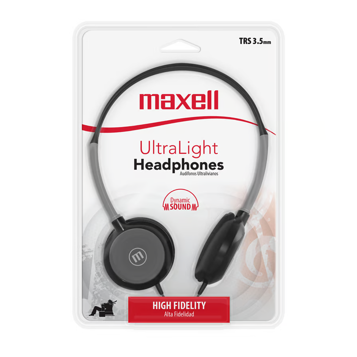 Audífonos Con Cable Maxell Hp-200 Headset Negro – imagen 3