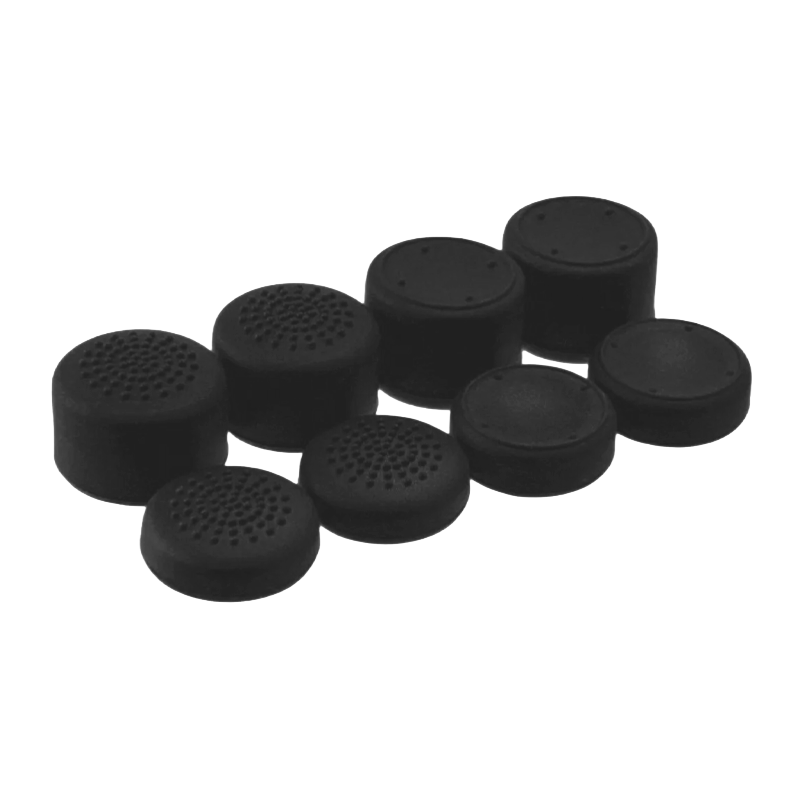 Set Gomas Analogos Thumbs Grips Para Ps4 Ps5 8 en 1 Negro