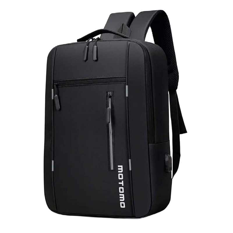Mochila Notebook 15 Motomo Con Usb Carga Color Negro