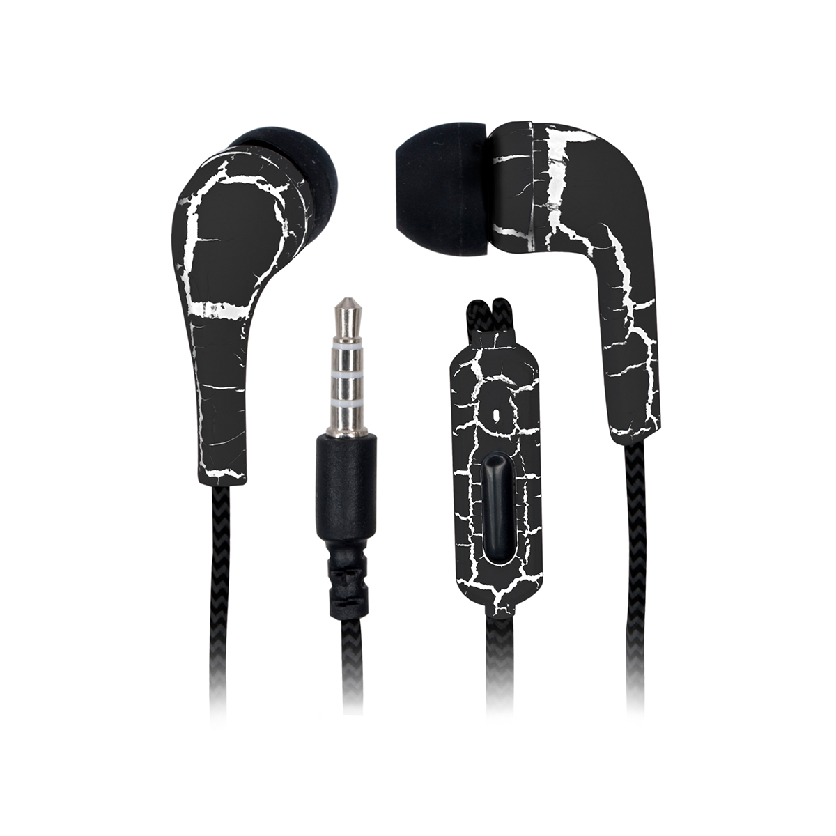 Audifonos In Ear Earphones Microlab Skunk Negro
