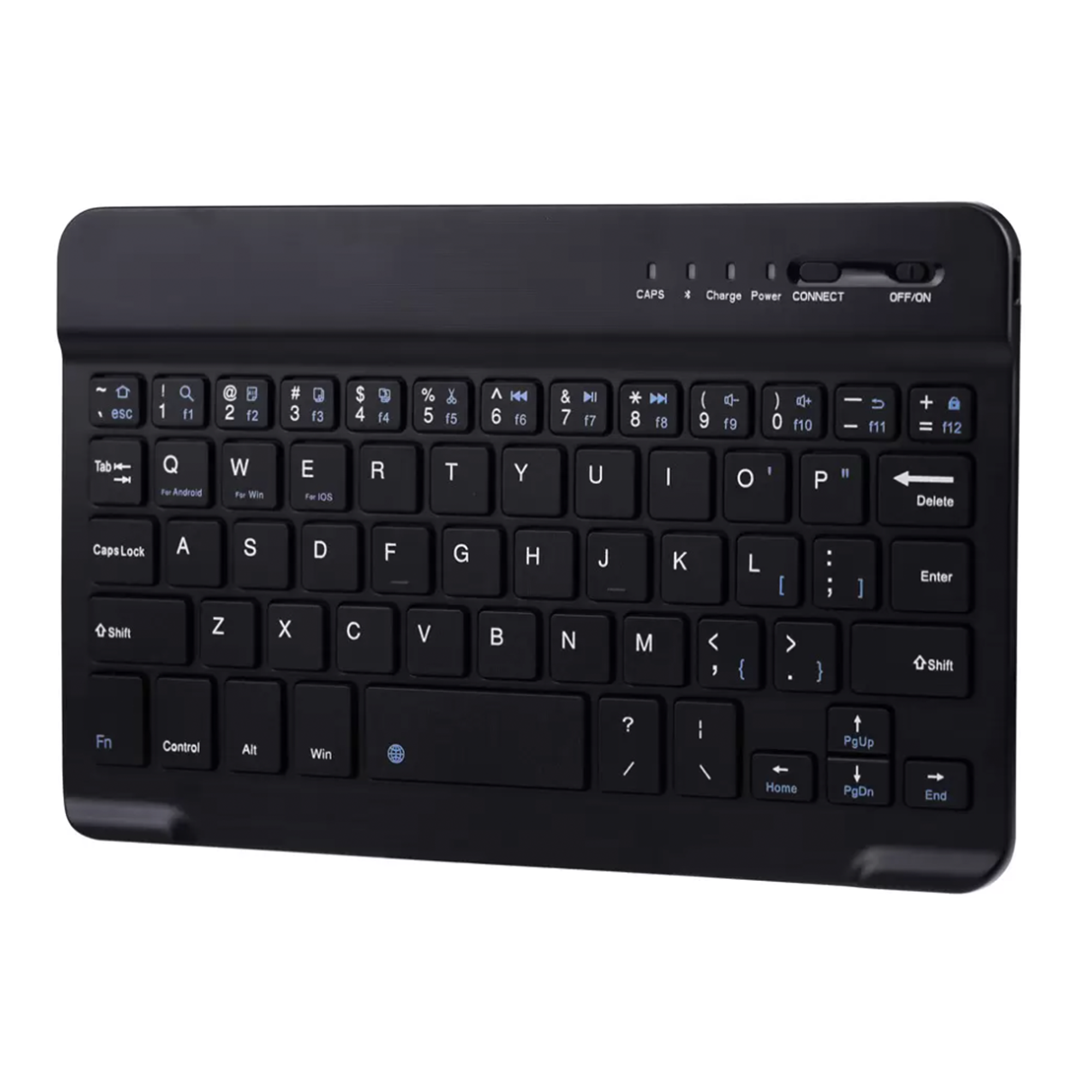 Teclado Bluetooth Mini Recargable Español Negro