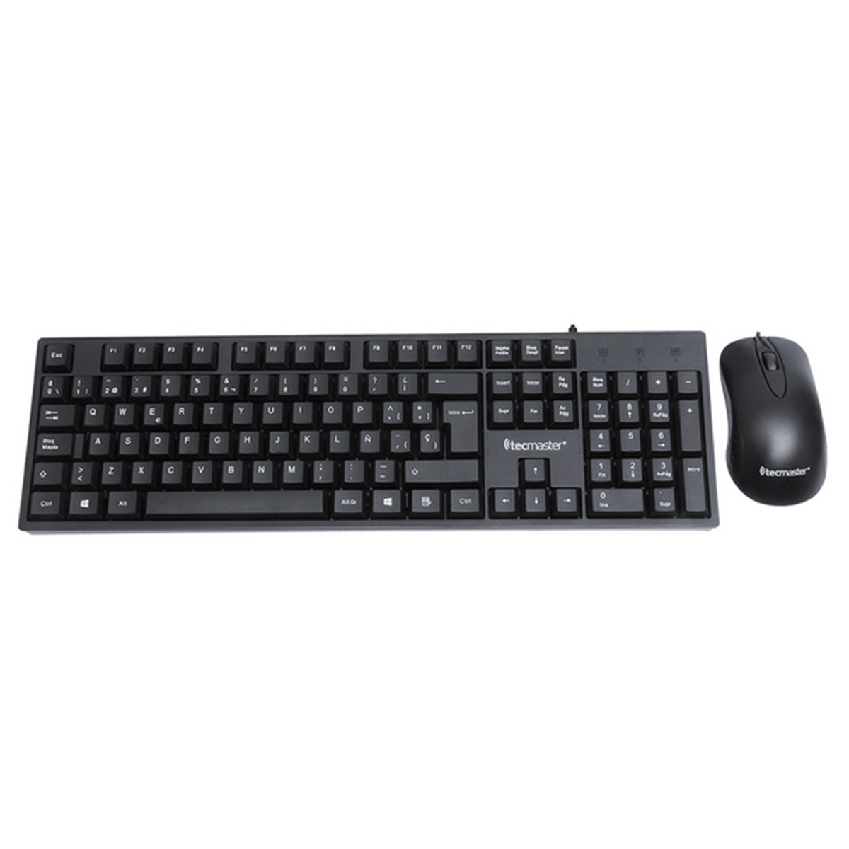 Kit Teclado Y Mouse Inalámbrico Tecmaster TM-100511 Negro