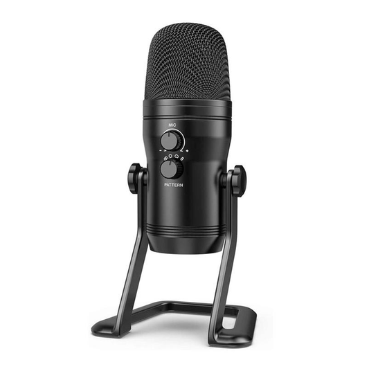 Micrófono Fifine K690B Cardioide Bidireccional USB Negro – imagen 2