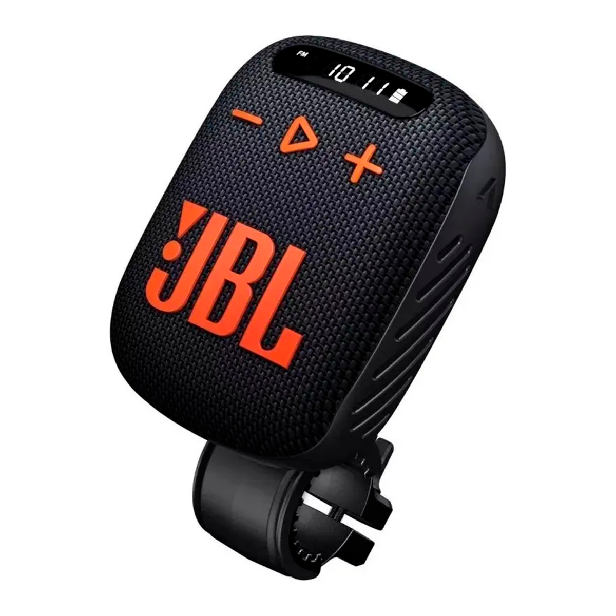 Parlante Bluetooth Para Bicicletas Jbl Wind 3 Con Radio Negro Naranjo